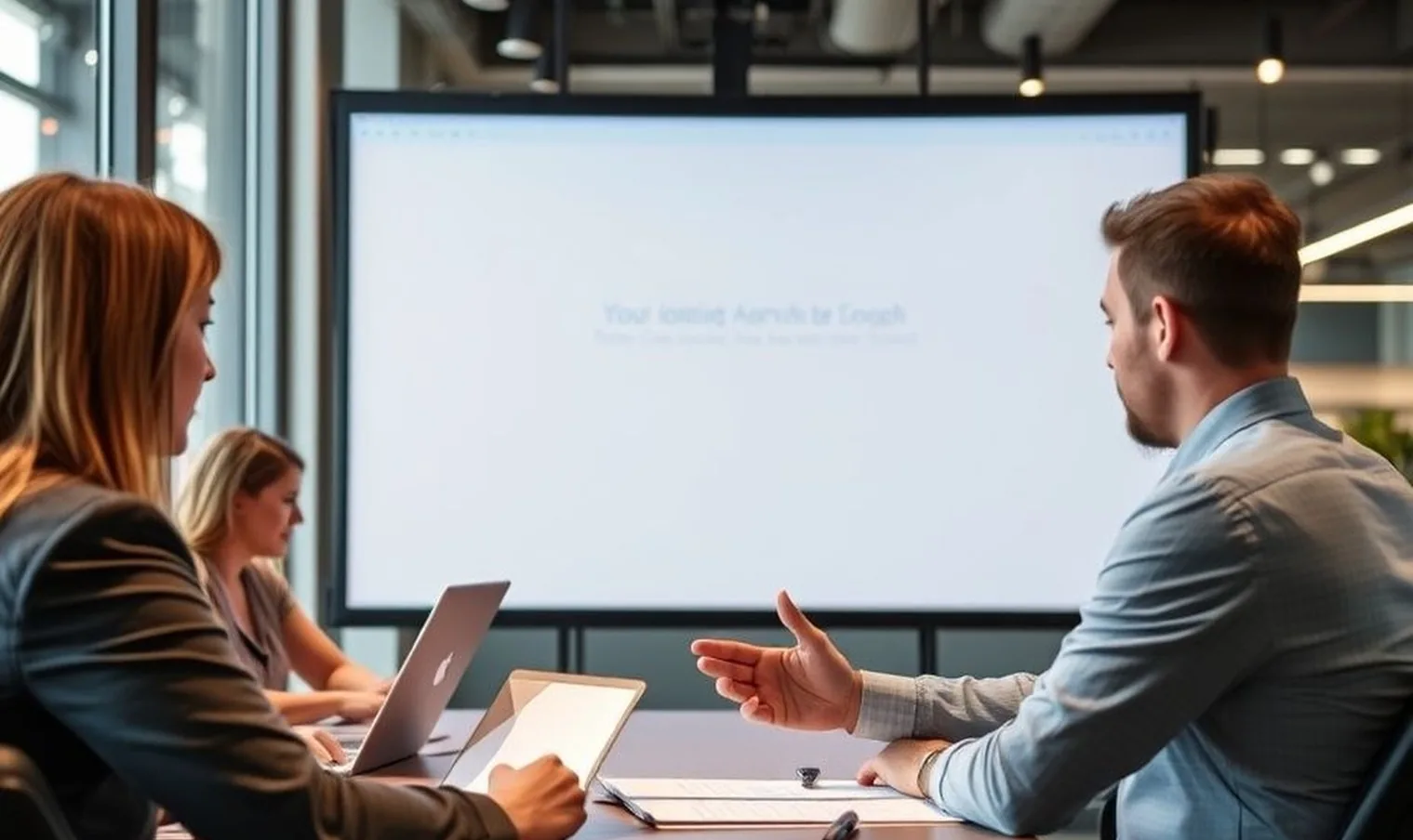 Professional business coaching session